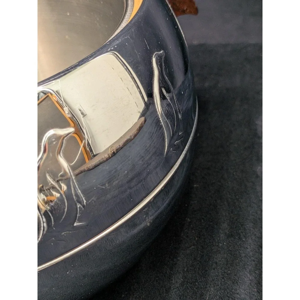 Vintage West Bend Penguin Hot & Cold Server Ice Bucket w/ Bakelite Handles MCM